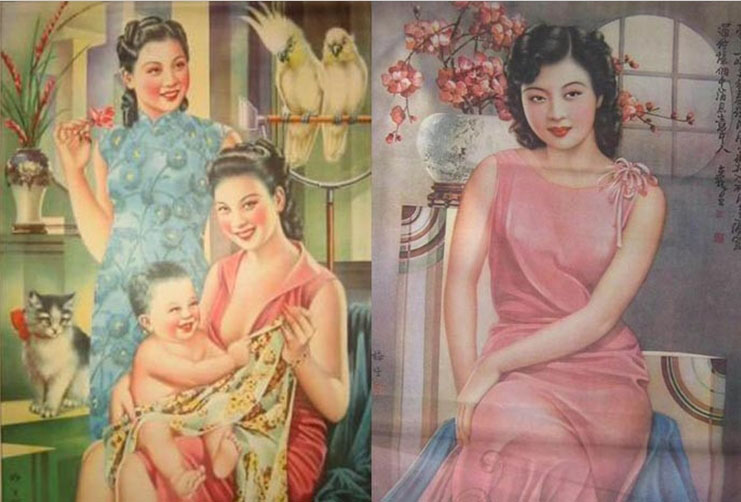 美艷還是雷人？老上海畫片上的民國時期的潮流女郎(高清組圖)