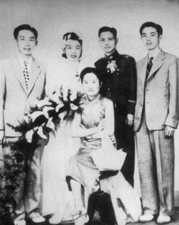 1947年6月，陸小曼參加侄女宗麟婚宴合