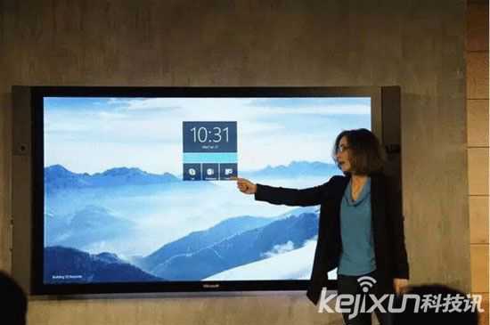 微軟推出巨型觸屏平板電視Surface Hub：價格不菲