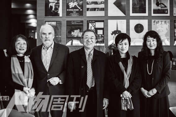 左起：金安平、史景遷、鄭培凱、劉瑞琳、鄢秀  圖Muto